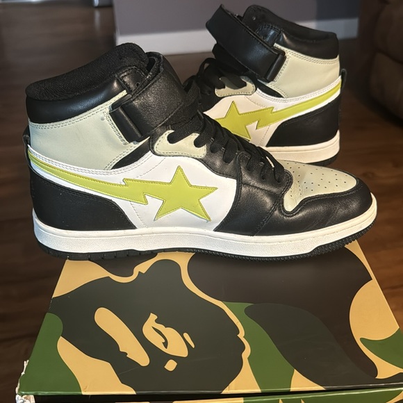 100% Authentic Bape Block Sta Hi Sz. 10 - Picture 9 of 10